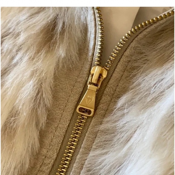 🪞 NEW guess stunning knit coat with faux fur collar luxe jacket - Picture 7 of 9